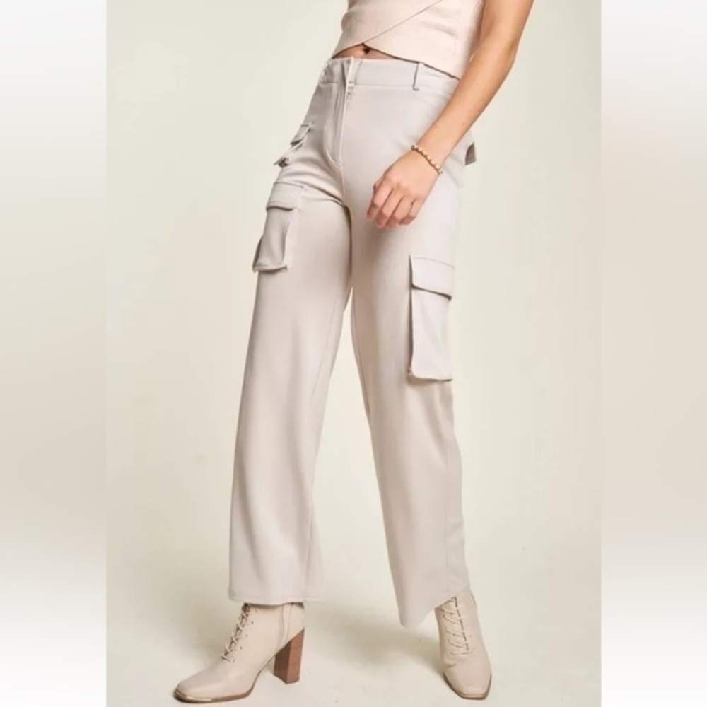 NWT HIGH WAIST CARGO PANTS TUMMY CONTROL 3X